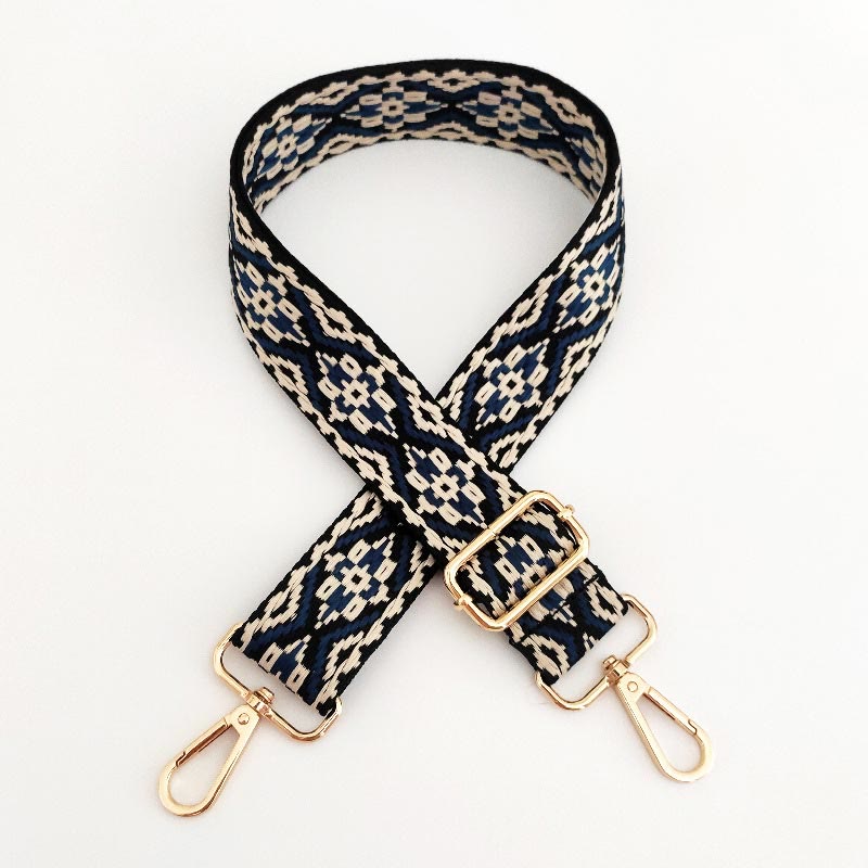 Multicolor Embroidered Shoulder Bag Straps - Image 9