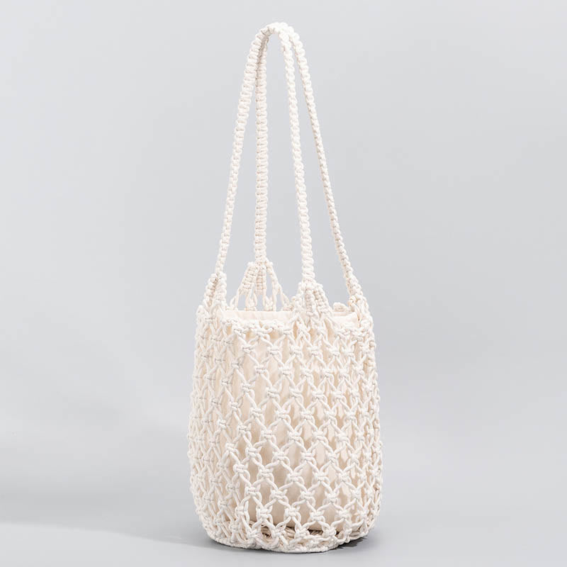 Hand-woven Cotton Thread Shoulder Bag Handbags - Image 16