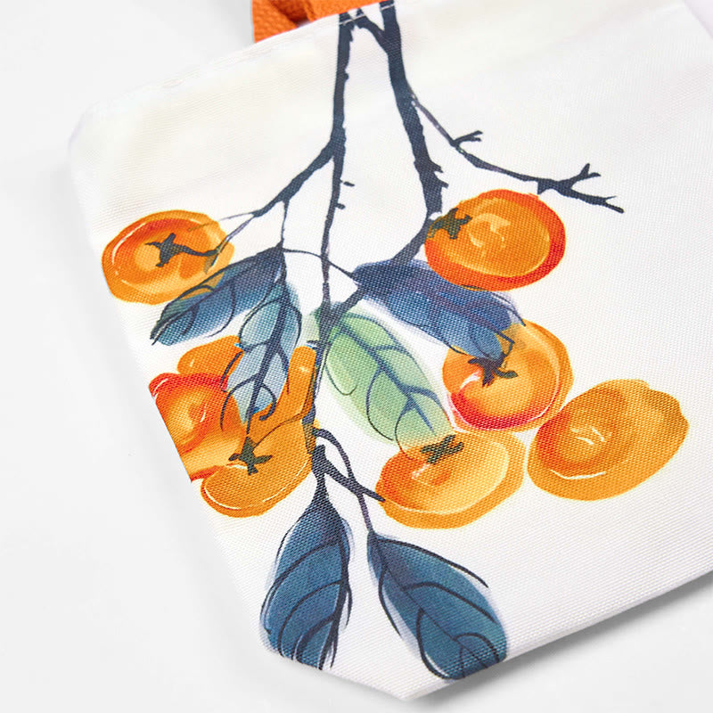 Persimmon Canvas Handbag - Image 3