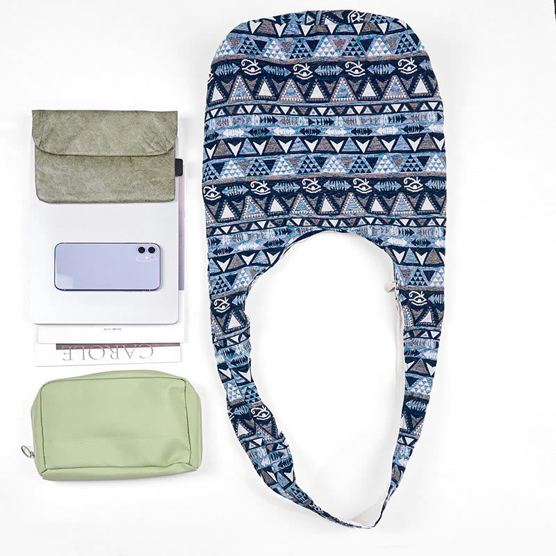 Cotton Stripes Pattern Crossbody Bag Shoulder Bag - Image 3