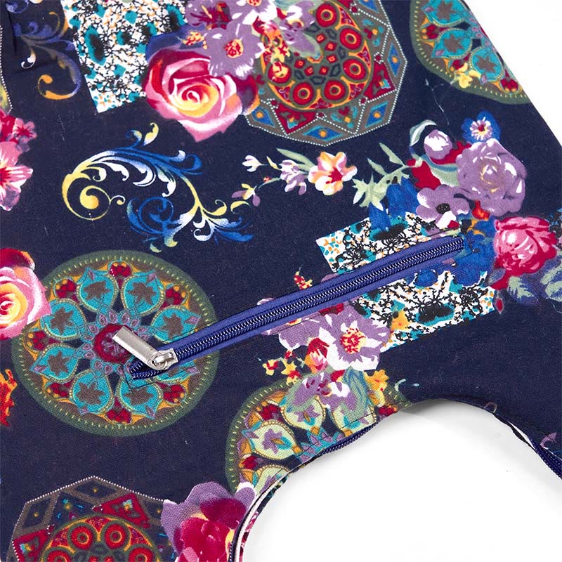 Cotton Flower Pattern Crossbody Bag Shoulder Bag - Image 8