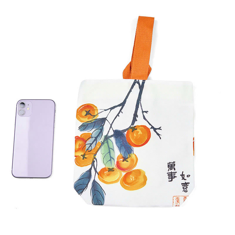 Persimmon Canvas Handbag - Image 2
