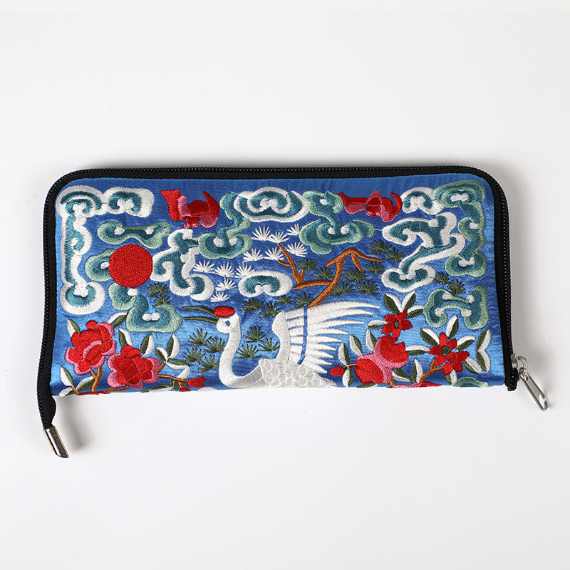 Mythical Beast Phoenix Dragon Qilin Su Embroidery Ticket Folder Storage Journey Shopping Purse Handbag - Image 29