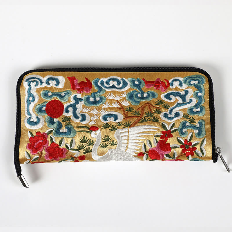 Mythical Beast Phoenix Dragon Qilin Su Embroidery Ticket Folder Storage Journey Shopping Purse Handbag - Image 32