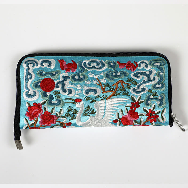 Mythical Beast Phoenix Dragon Qilin Su Embroidery Ticket Folder Storage Journey Shopping Purse Handbag - Image 34