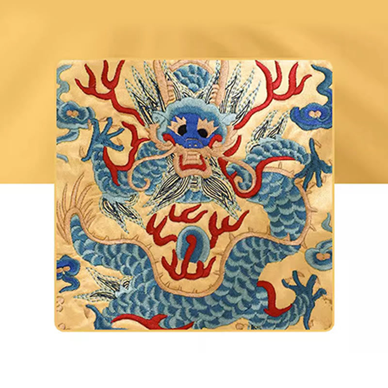 Mythical Beast Phoenix Dragon Qilin Su Embroidery Ticket Folder Storage Journey Shopping Purse Handbag - Image 19