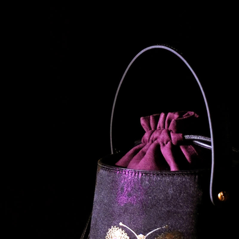 Butterfly Song Brocade Crossbody Bag Shoudler Bag - Image 6