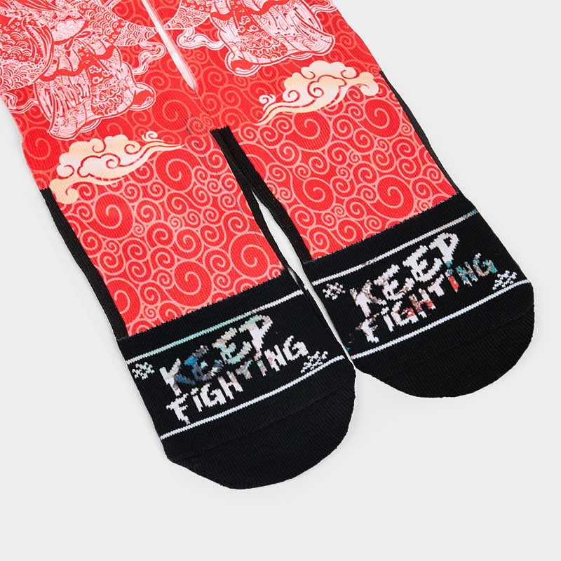 Casual God Of Wealth Auspicious Clouds Micro Crew Men Women Unisex Socks - Image 13