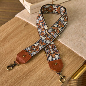 Buddha Stones Flower Geometric Embroidery Adjustable Handbags Crossbody Shoulder Bag Straps Replacement