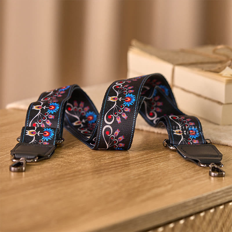 Bohemian Morning Glory Flower Adjustable Handbags Crossbody Shoulder Bag Straps Replacement - Image 3