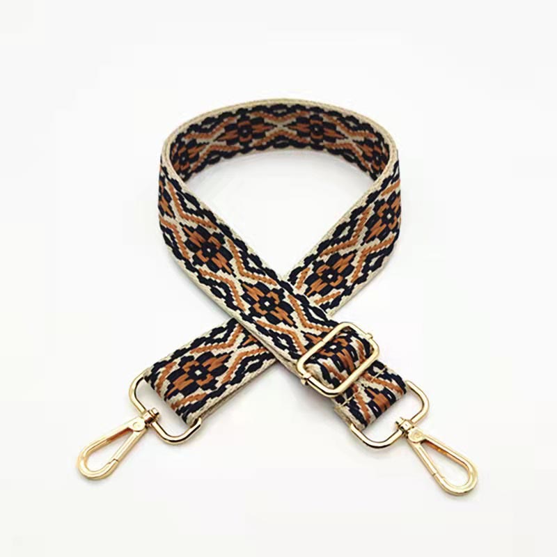 Multicolor Embroidered Shoulder Bag Straps - Image 12