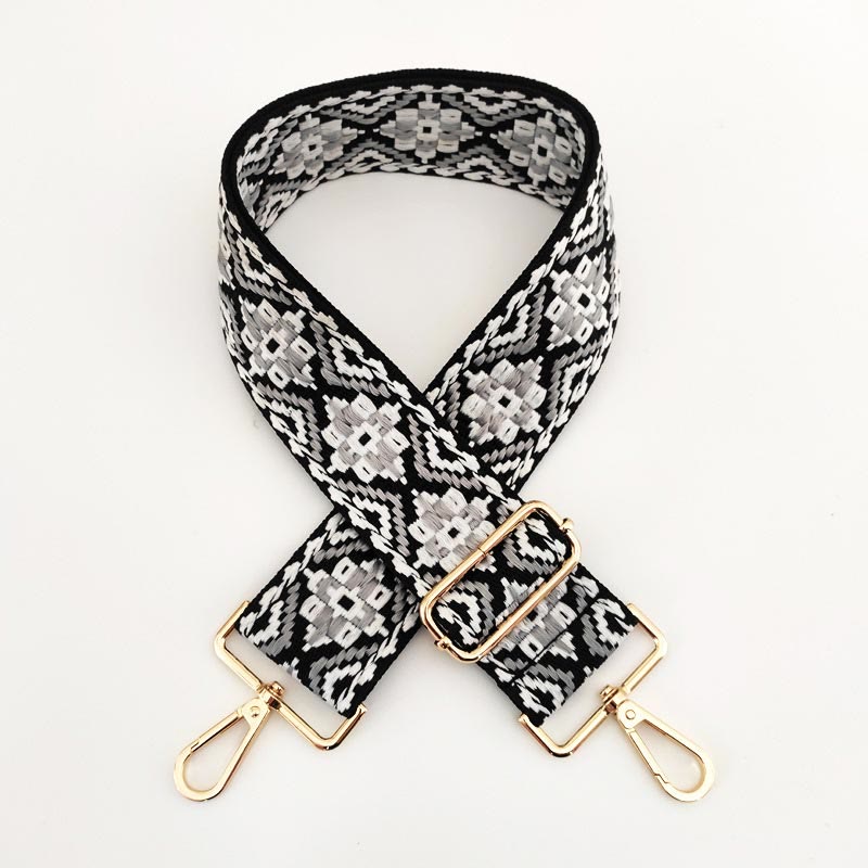 Multicolor Embroidered Shoulder Bag Straps - Image 17