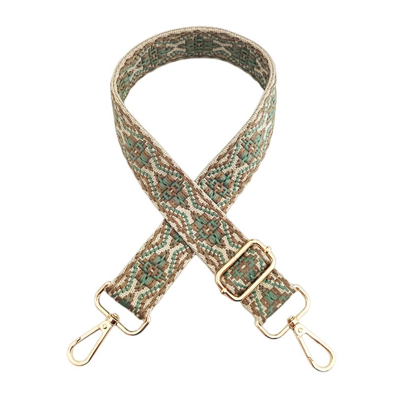 Multicolor Embroidered Shoulder Bag Straps - Image 15