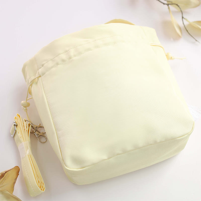 Embroidered Osmanthus Peony Grape Cat Cotton Linen Tote Crossbody Bag Shoulder Bag Handbag - Image 4