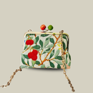 Contrast Color Candy Head Kiss Lock Coin Purse Cute Mini Crossbody Bag